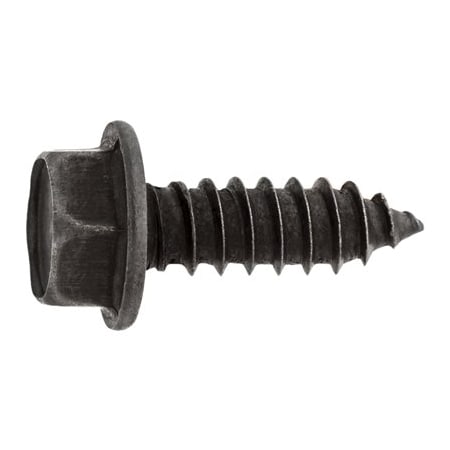 Sheet Metal Screw, #14 X 3/4 In, Black Oxide Hex Head Hex Drive